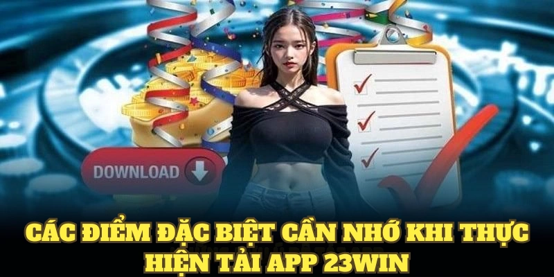 Tải App 23WIN Nhanh Dành Cho Mọi Người Chơi Mới Hiện Nay 6 Các điểm đặc biệt cần nhớ khi thực hiện tải app 23WIN